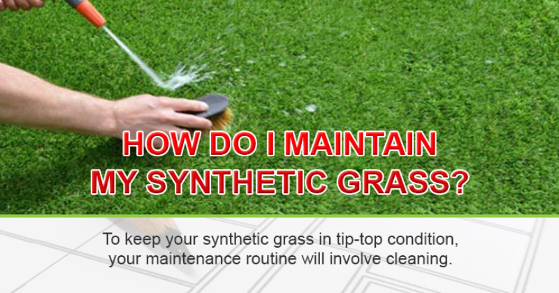 Artificial Grass – How do I maintain my artificial grass?